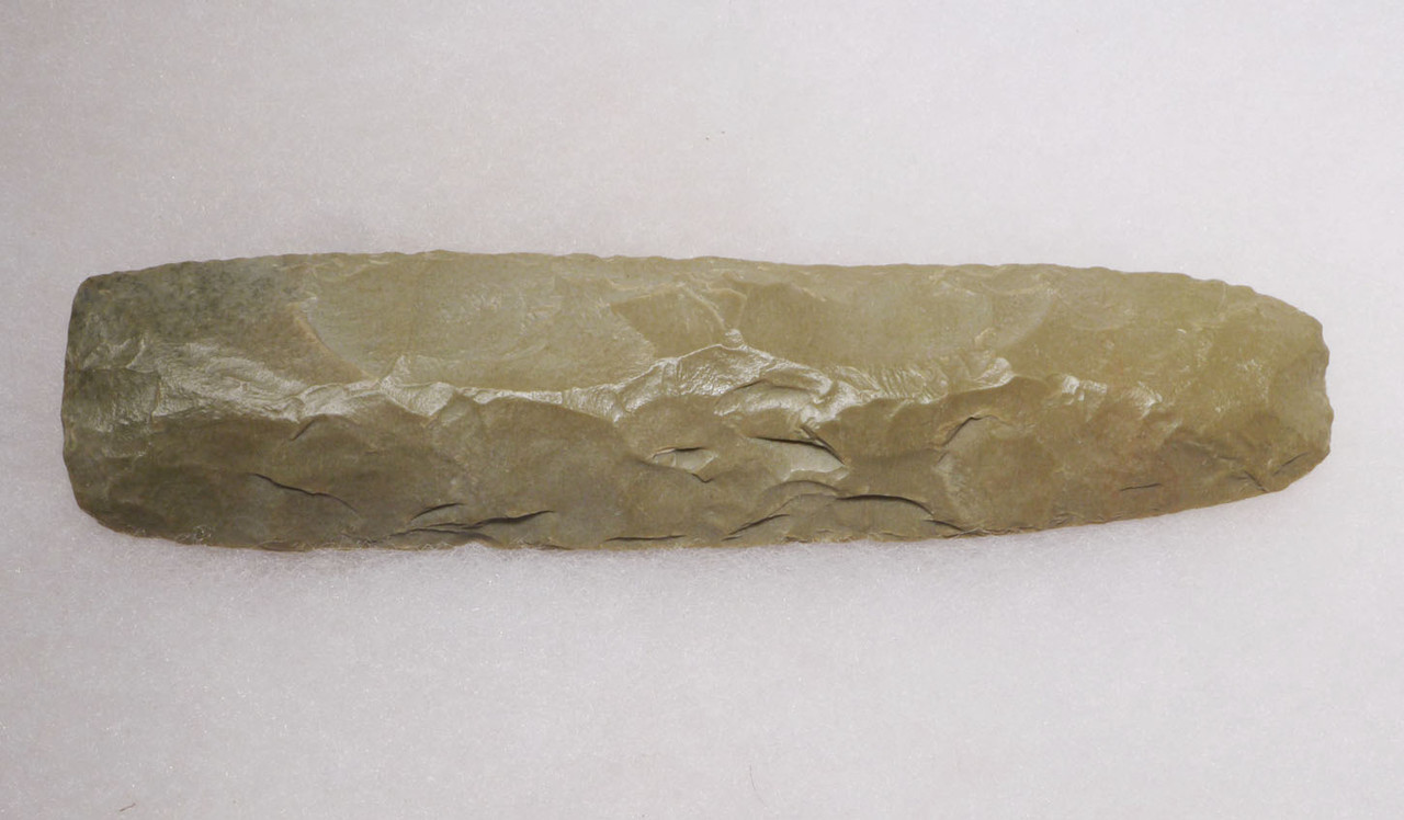 PRESTIGE WEAPON TENERIAN NEOLITHIC GREEN JASPER CELT ADZE AXE FROM THE AFRICAN NEOLITHIC PEOPLE OF THE GREEN SAHARA  *CAP409