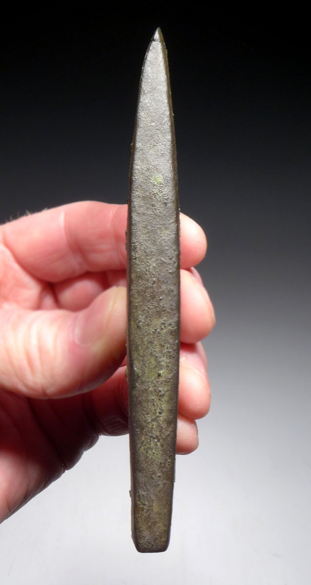 BEST OF THE COLLECTION - RARE BALKAN CHALCOLITHIC COPPER AXE
