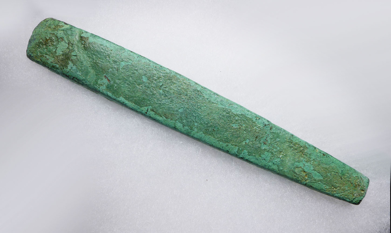 BEST OF THE COLLECTION - RARE BALKAN CHALCOLITHIC COPPER CHISEL - EUROPE'S FIRST METAL TOOL  *R334