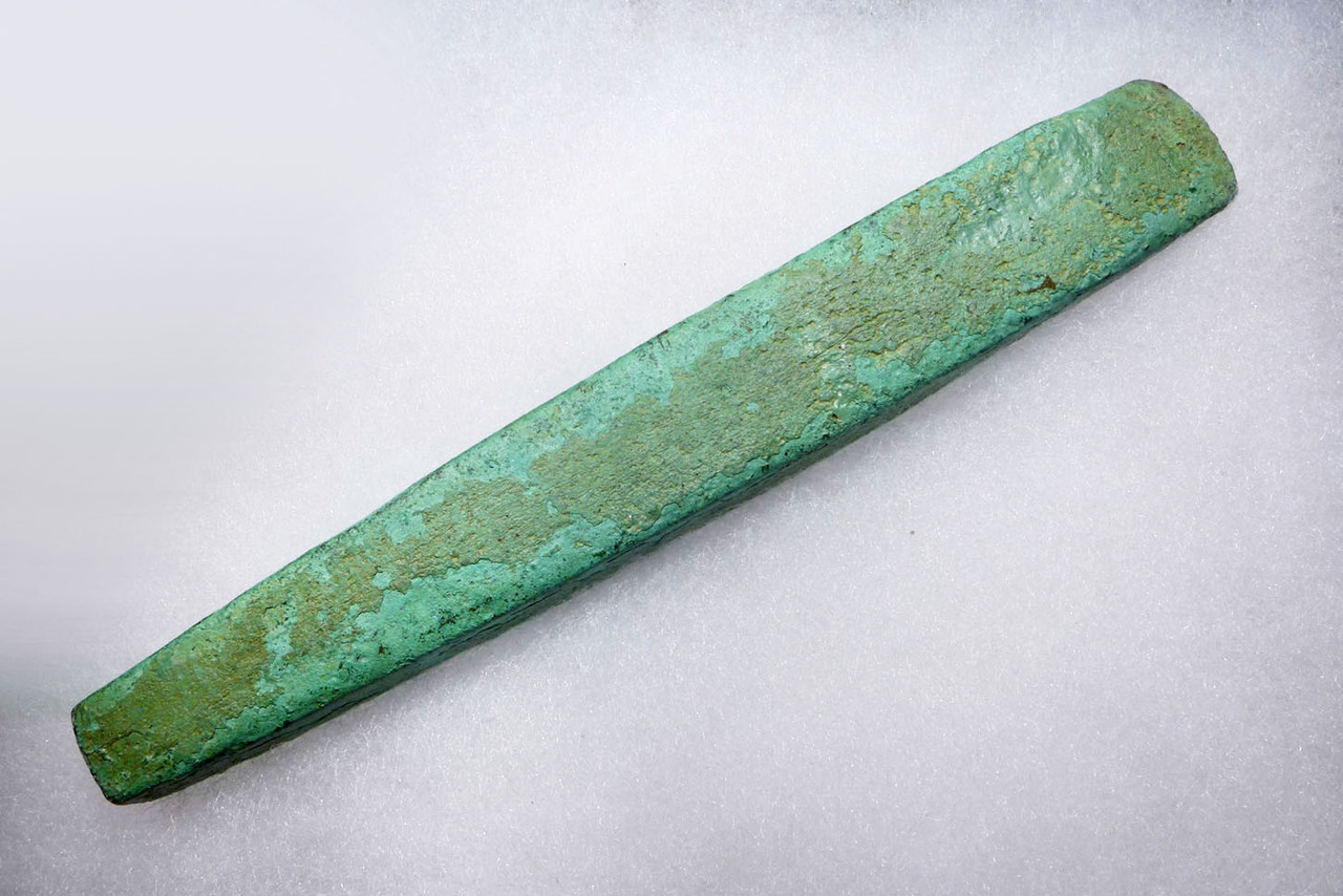 BEST OF THE COLLECTION - RARE BALKAN CHALCOLITHIC COPPER CHISEL - EUROPE'S FIRST METAL TOOL  *R334