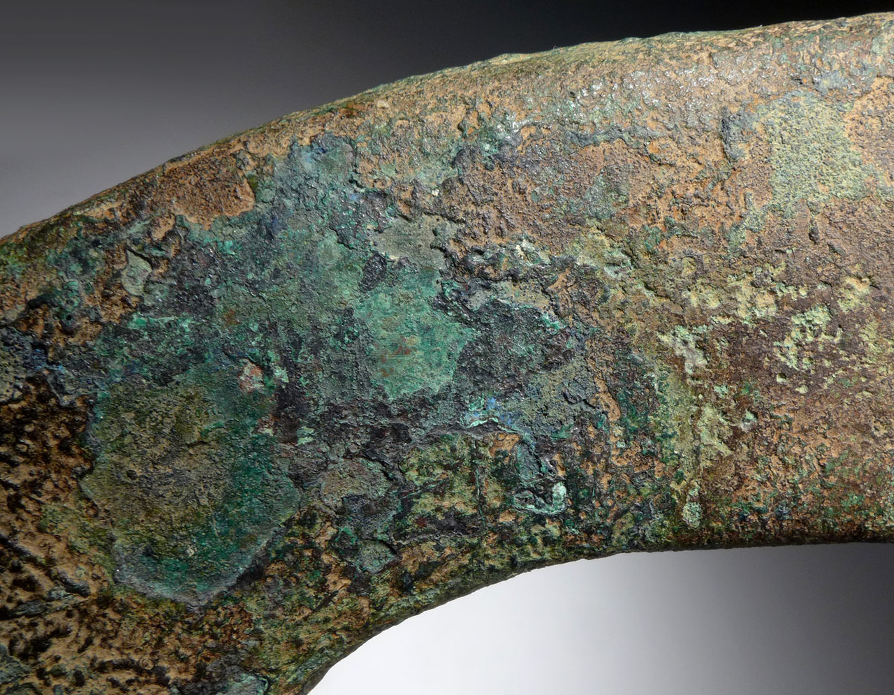 LARGE EXTREMELY RARE COPPER SHAFT-HOLE WAR AXE FROM THE BALKAN