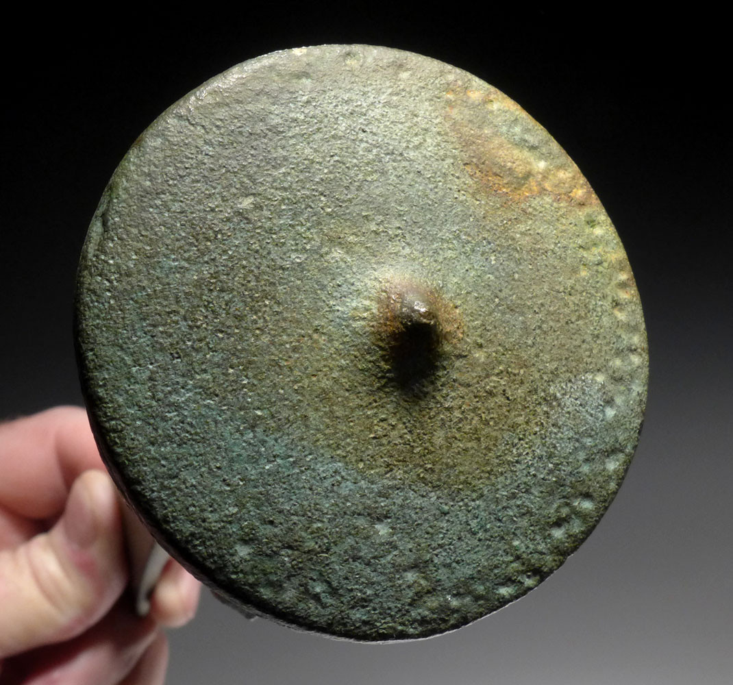 RARE ANCIENT EUROPEAN BRONZE AGE DISK-BUTTED BATTLE AXE *CEL029