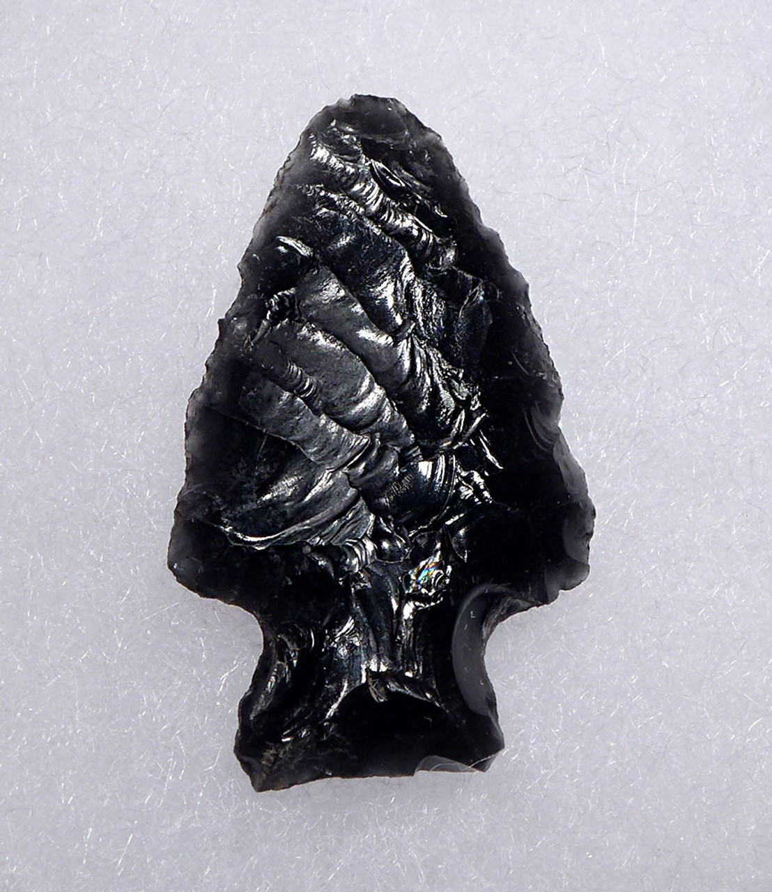 EXCEPTIONAL DELTA-SHAPED MAYAN OBSIDIAN ARROWHEAD  *PC512