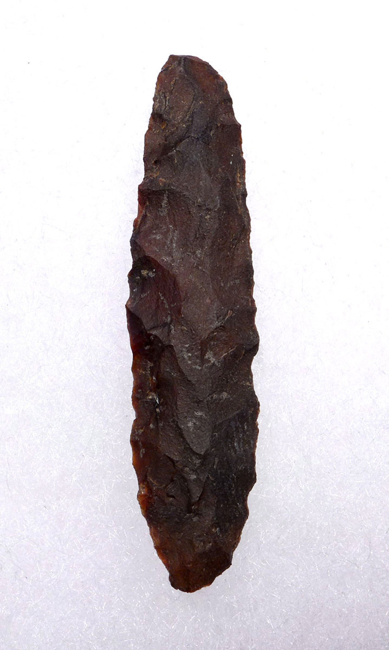 RARE RUSSIAN NEOLITHIC VOLOSOVO CULTURE FLINT ARROWHEAD PROJECTILE POINT FROM RUSSIA  *N276