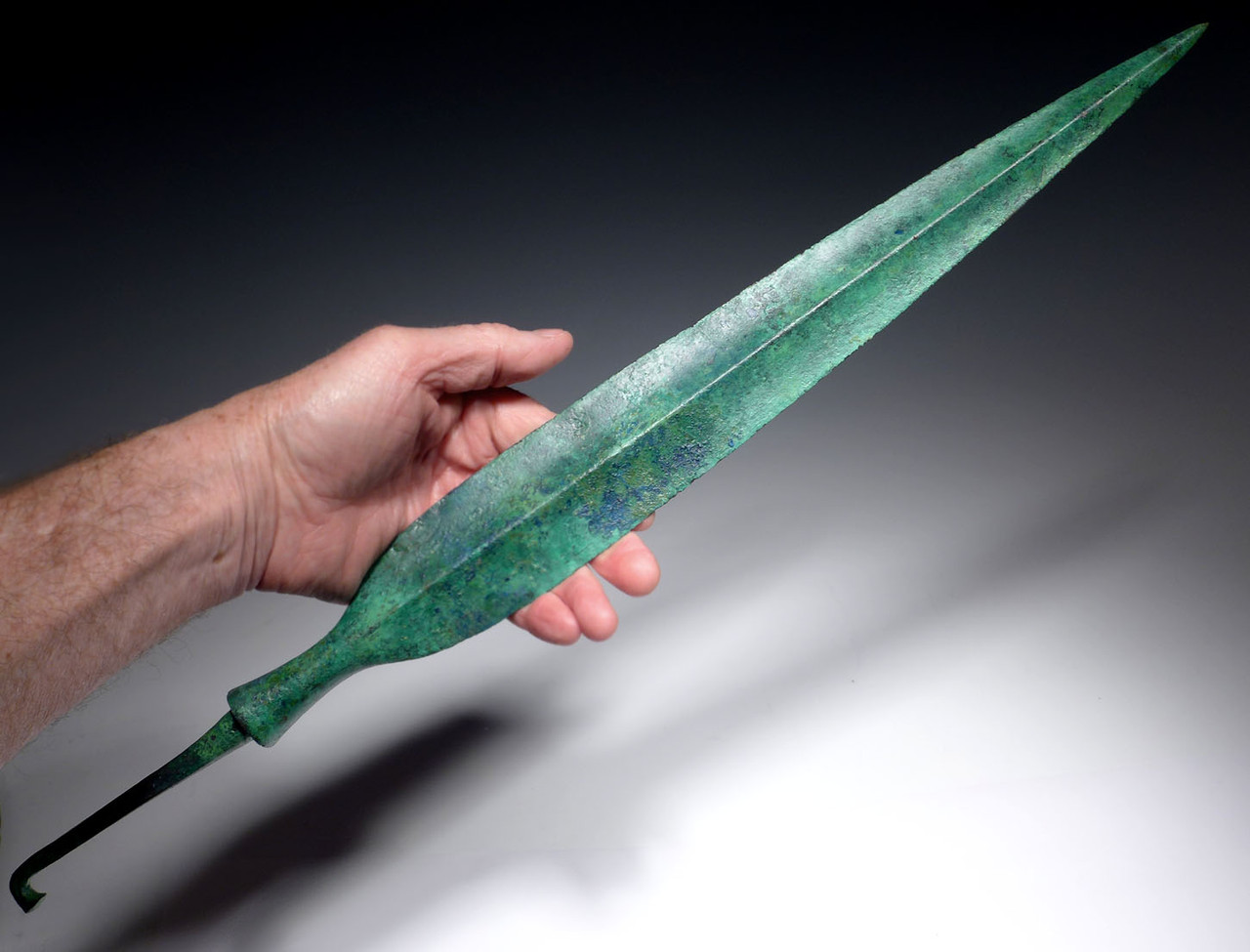 LARGEST MUSEUM-CLASS SUMERIAN ANCIENT BRONZE PHALANX PIKE SPEARHEAD FROM THE NEAR EAST  *LUR362