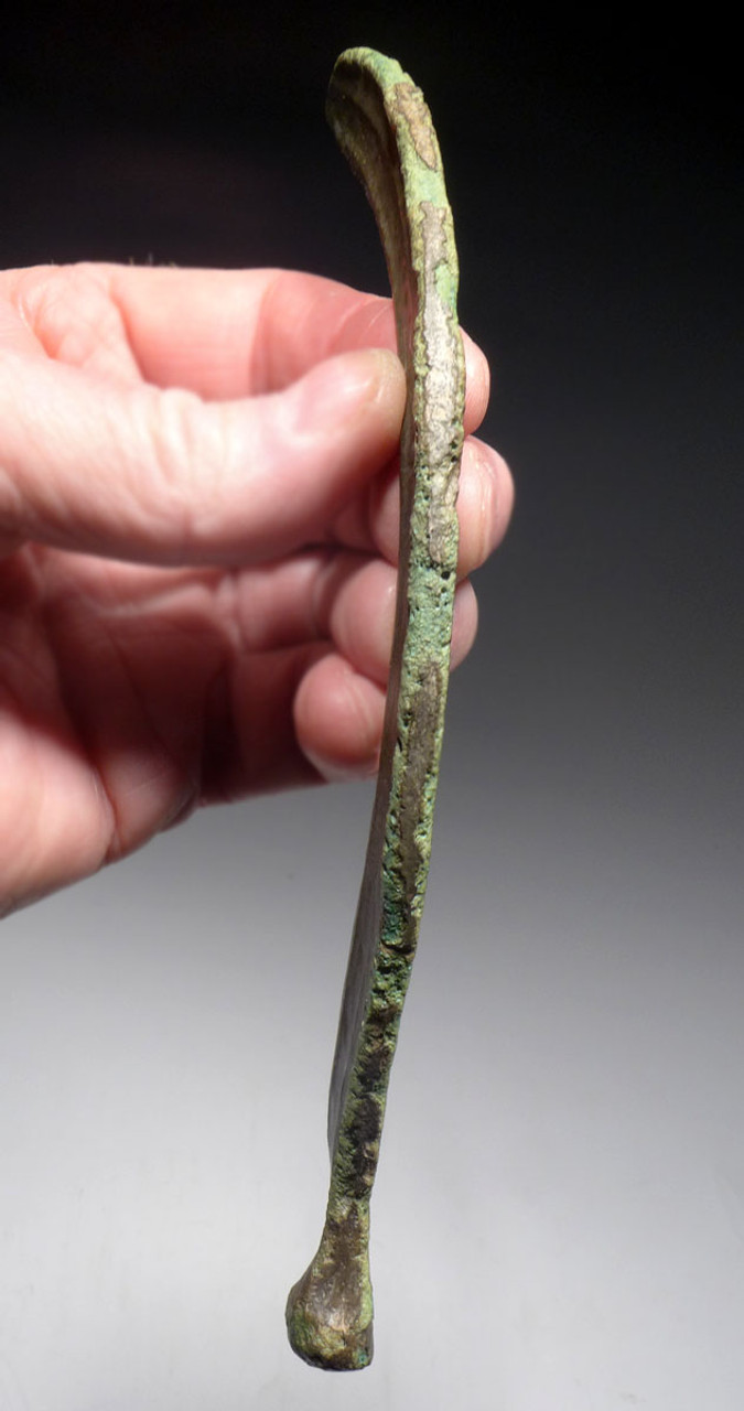 EARLY ANCIENT BALKAN CELTIC BRONZE SICKLE FROM THE DANUBE CELTIC TRIBES  *N272