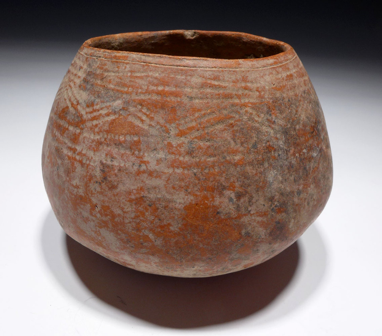 AFRICAN NEOLITHIC ANCIENT CERAMIC BURNISHED PRESTIGE REDWARE VESSEL FROM THE WEST SAHEL  *CAP348