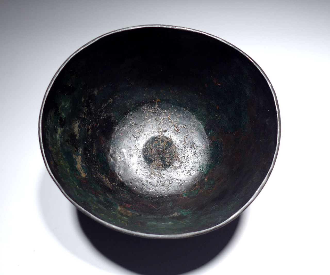 FINEST ANCIENT HAMMERED OFFERING BRONZE BOWL OF THE NEAR EASTERN LURISTAN CULTURE  *LUR220