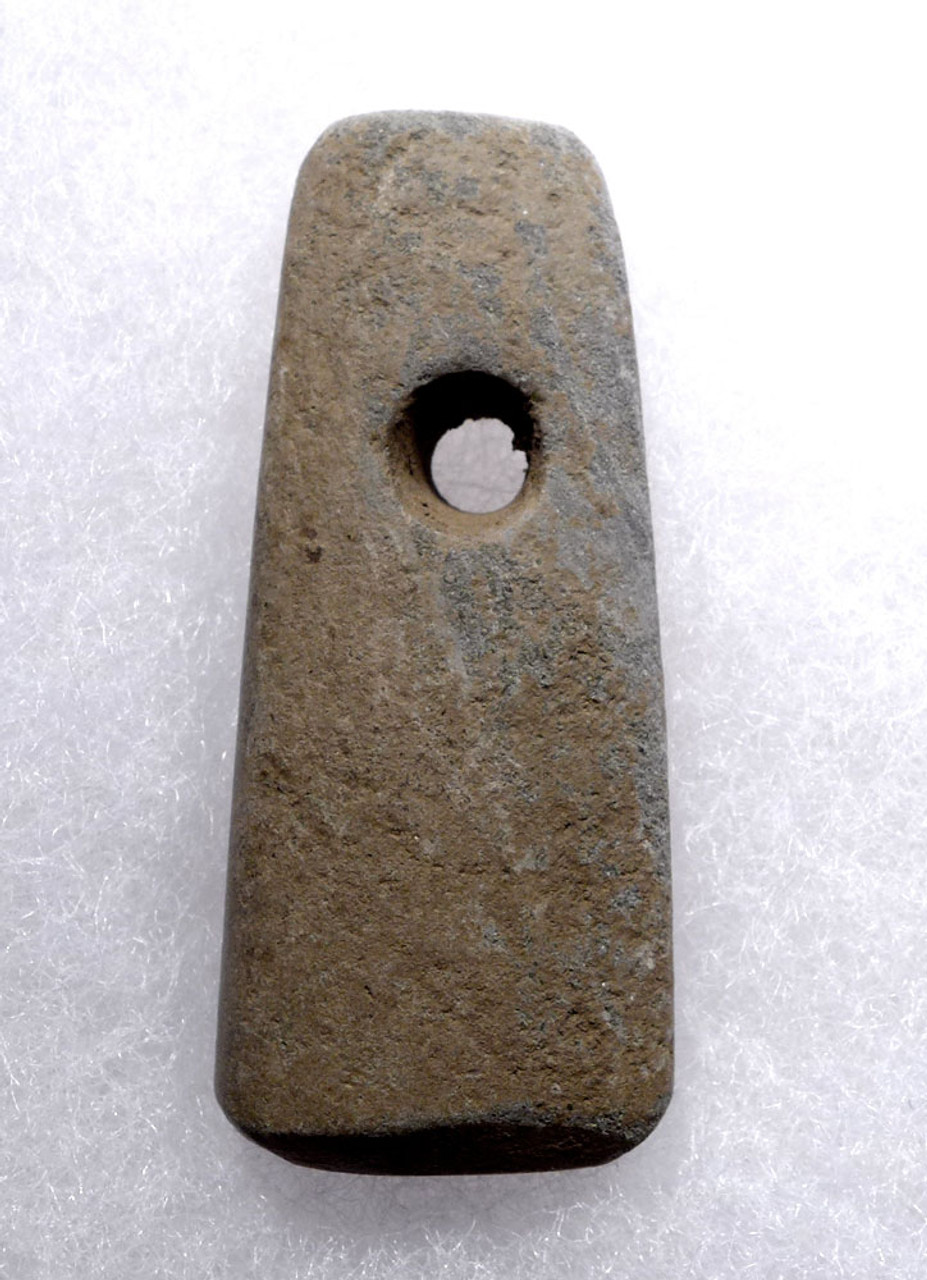 RARE CAPSIAN AFRICAN NEOLITHIC JEWELRY STONE DRILLED BAR BEAD PENDANT  *CAP361