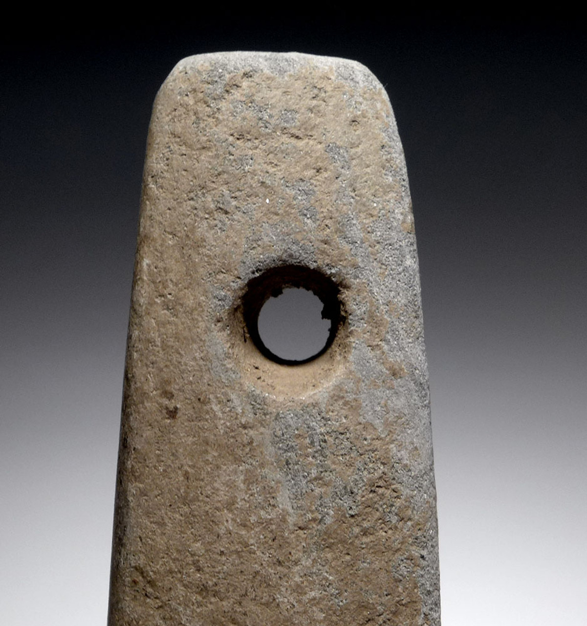 RARE CAPSIAN AFRICAN NEOLITHIC JEWELRY STONE DRILLED BAR BEAD PENDANT  *CAP361