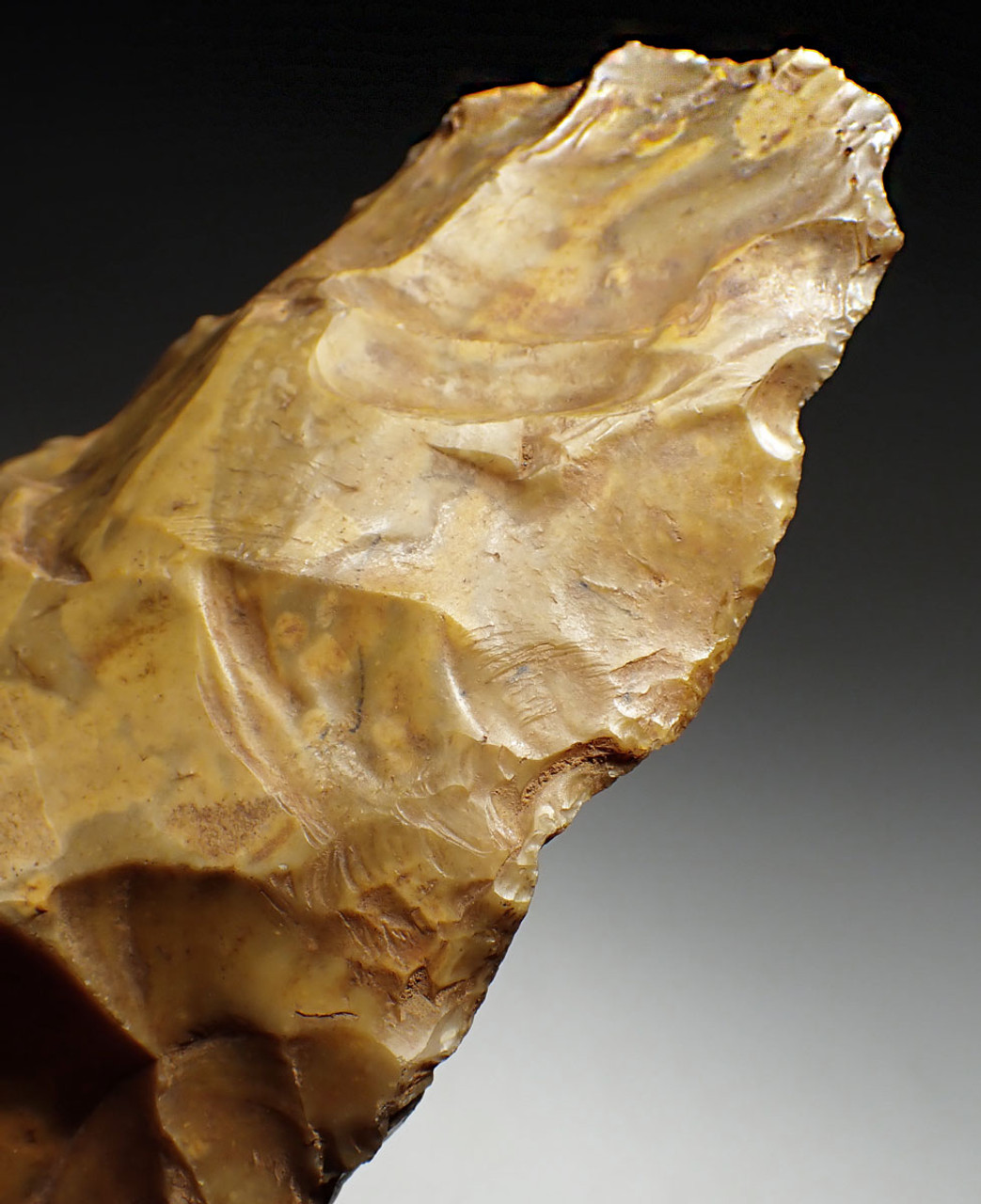 EXCEPTIONAL BRITISH LOWER PALEOLITHIC FLINT ACHEULEAN HAND AXE FROM ENGLAND  *ACH465