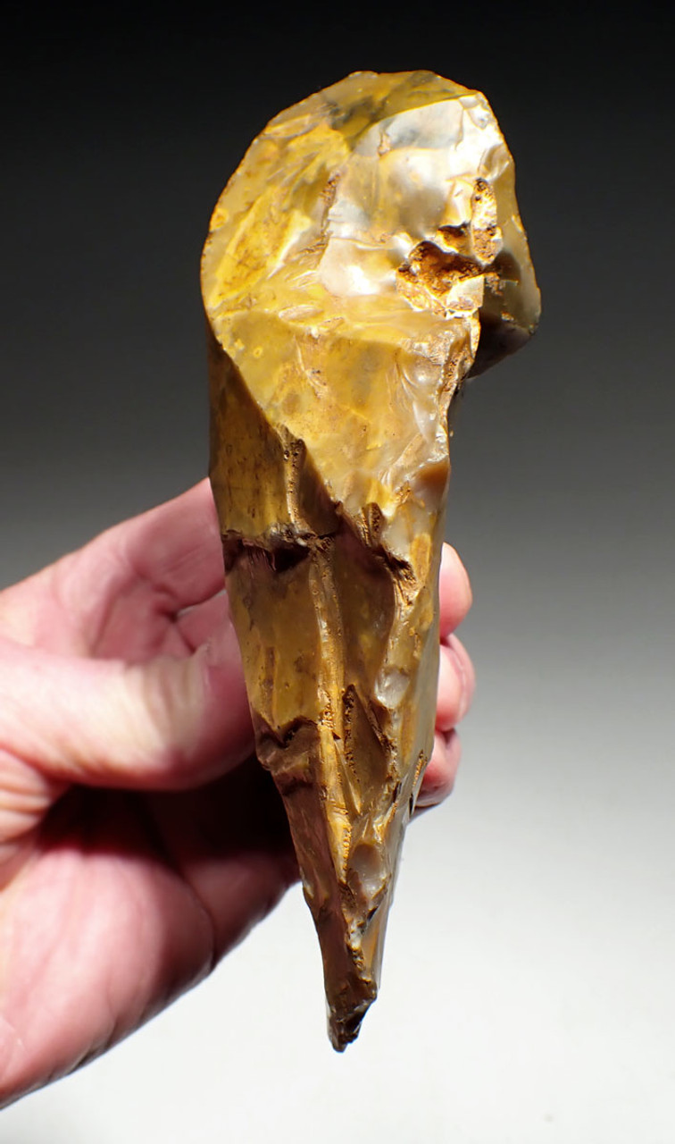 EXCEPTIONAL BRITISH LOWER PALEOLITHIC FLINT ACHEULEAN HAND AXE FROM ENGLAND  *ACH465