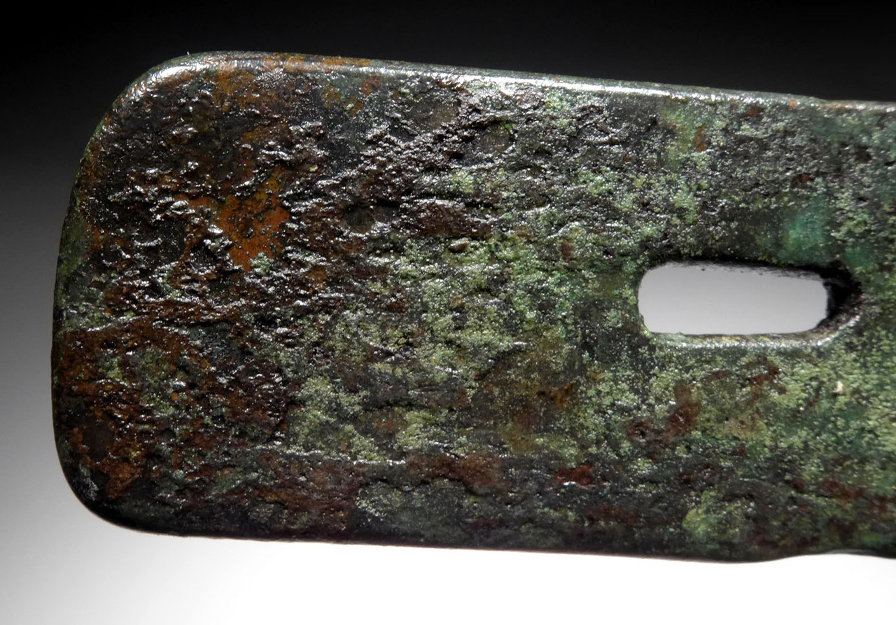 EXCEPTIONAL ANCIENT BRONZE GE DAGGER AXE HEAD FROM THE CHINA ZHOU DYNASTY  *SEA3