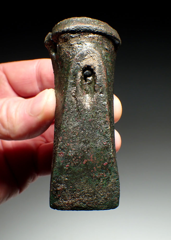 ANCIENT BRONZE SOCKETED AXE FROM LATE BRONZE AGE FRANCE *R338