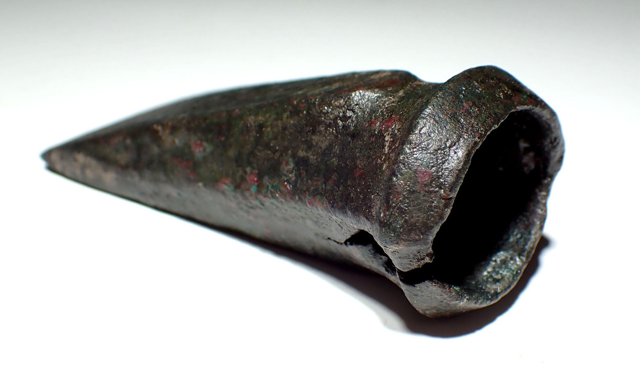 ANCIENT BRONZE SOCKETED AXE FROM LATE BRONZE AGE FRANCE *R338