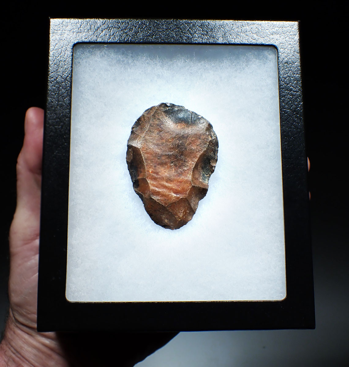 RARE TURTLEBACK BIFACE FLINT HAND AXE FROM MIDDLE STONE AGE AFRICA