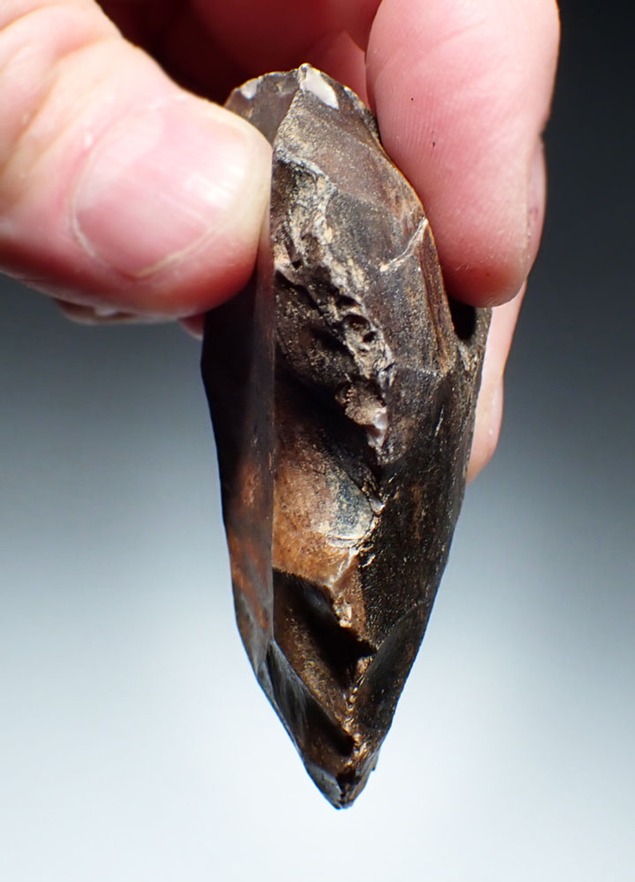 RARE TURTLEBACK BIFACE FLINT HAND AXE FROM MIDDLE STONE AGE AFRICA - BEST OF A 22 YEAR COLLECTION  *AT176