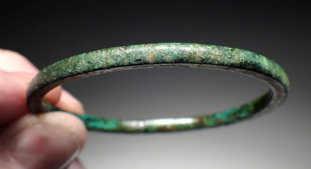 ANCIENT CHILD'S BRONZE BANGLE BRACELET  FROM NEAR EAST LURISTAN  *LUR382