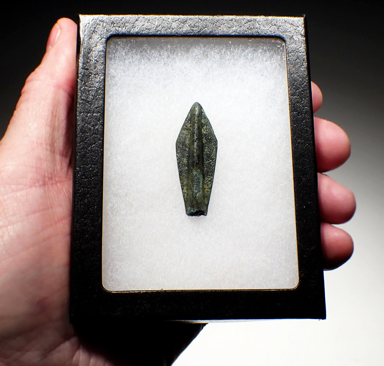 RARE ANCIENT BRONZE SOCKETED RHOMBOID ARROWHEAD FROM THE SAKA EASTERN SCYTHIANS  *LUR402