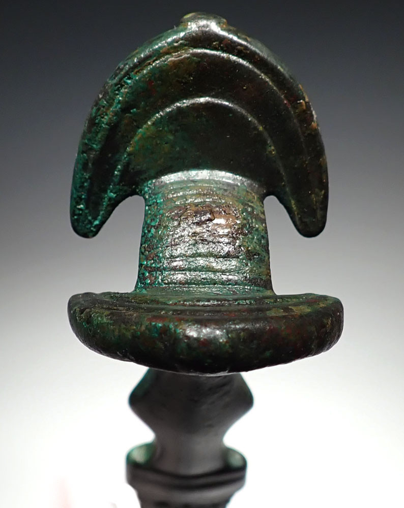 MUSEUM-CLASS IRON AND BRONZE PRESTIGE DAGGER KNIFE FROM A NOBLE OF ANCIENT NEAR EAST LURISTAN  *LUR393