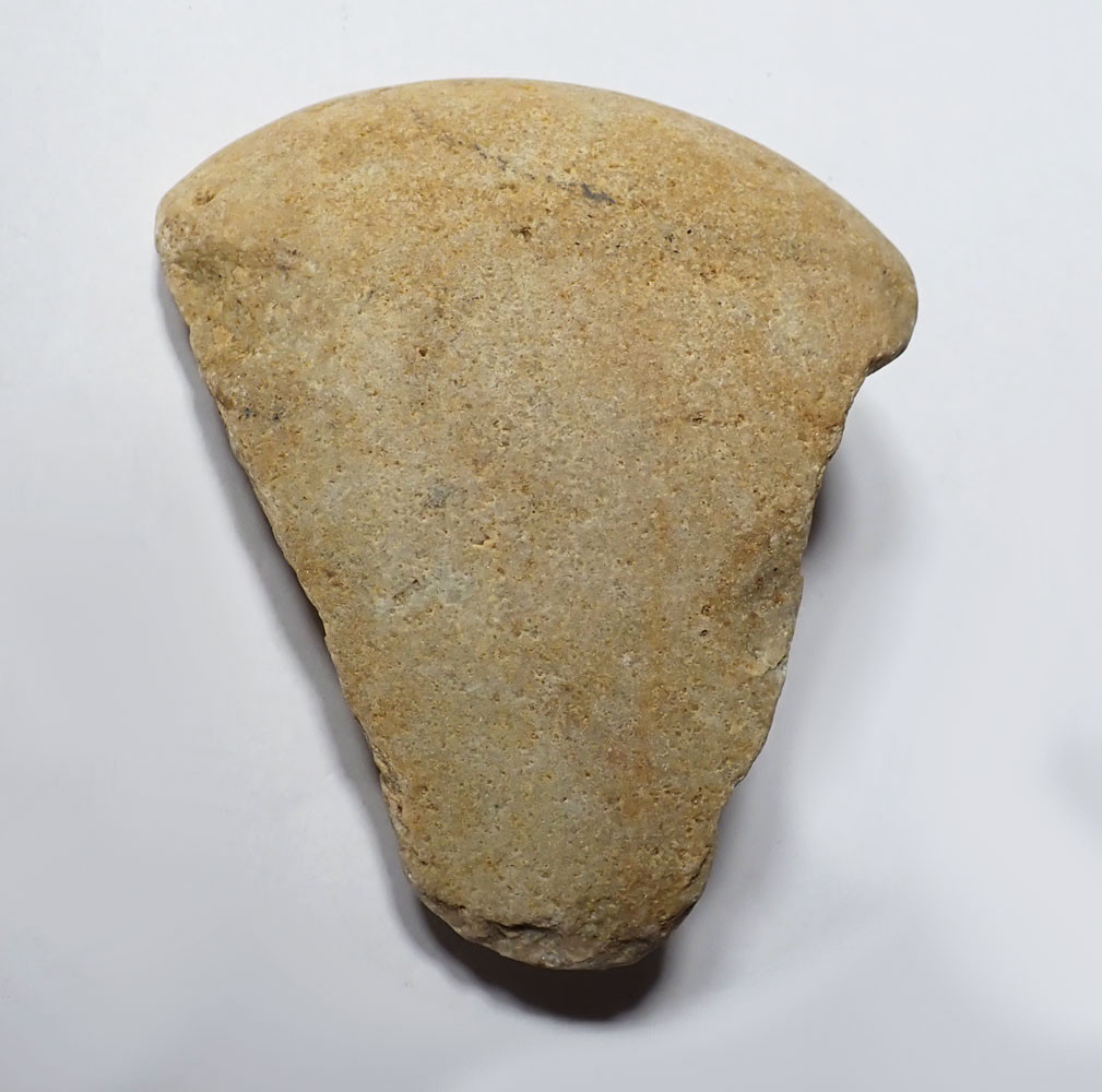 RARE EUROPEAN OLDOWAN POINTED PEBBLE AXE SHOWING EVOLVING HUMAN TOOL DESIGN *PB200