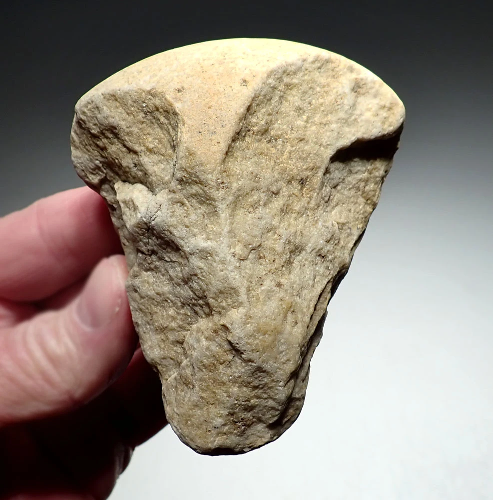 RARE EUROPEAN OLDOWAN POINTED PEBBLE AXE SHOWING EVOLVING HUMAN TOOL DESIGN *PB200