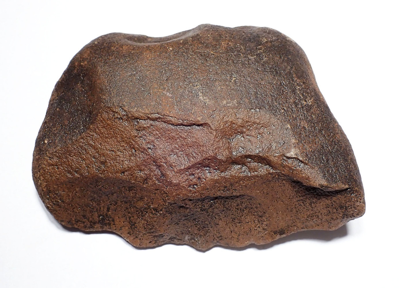 EXTRAORDINARY HOMO ERECTUS MODE 1 OLDOWAN PEBBLE CHOPPER CLEAVER AXE FROM AFRICA  *PB206