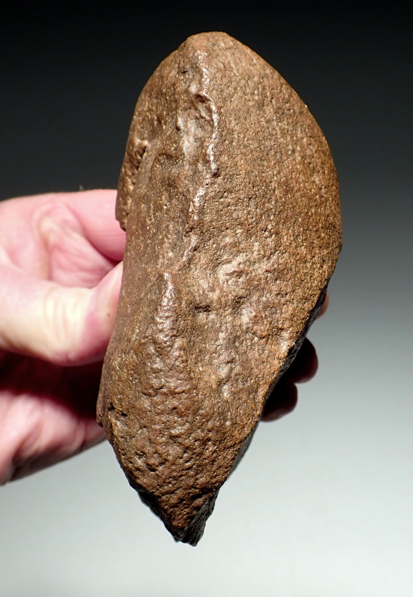 MUSEUM-CLASS LARGE MODE 1 OLDOWAN PEBBLE CHOPPER AXE FROM PREHISTORIC AFRICA  *PB211