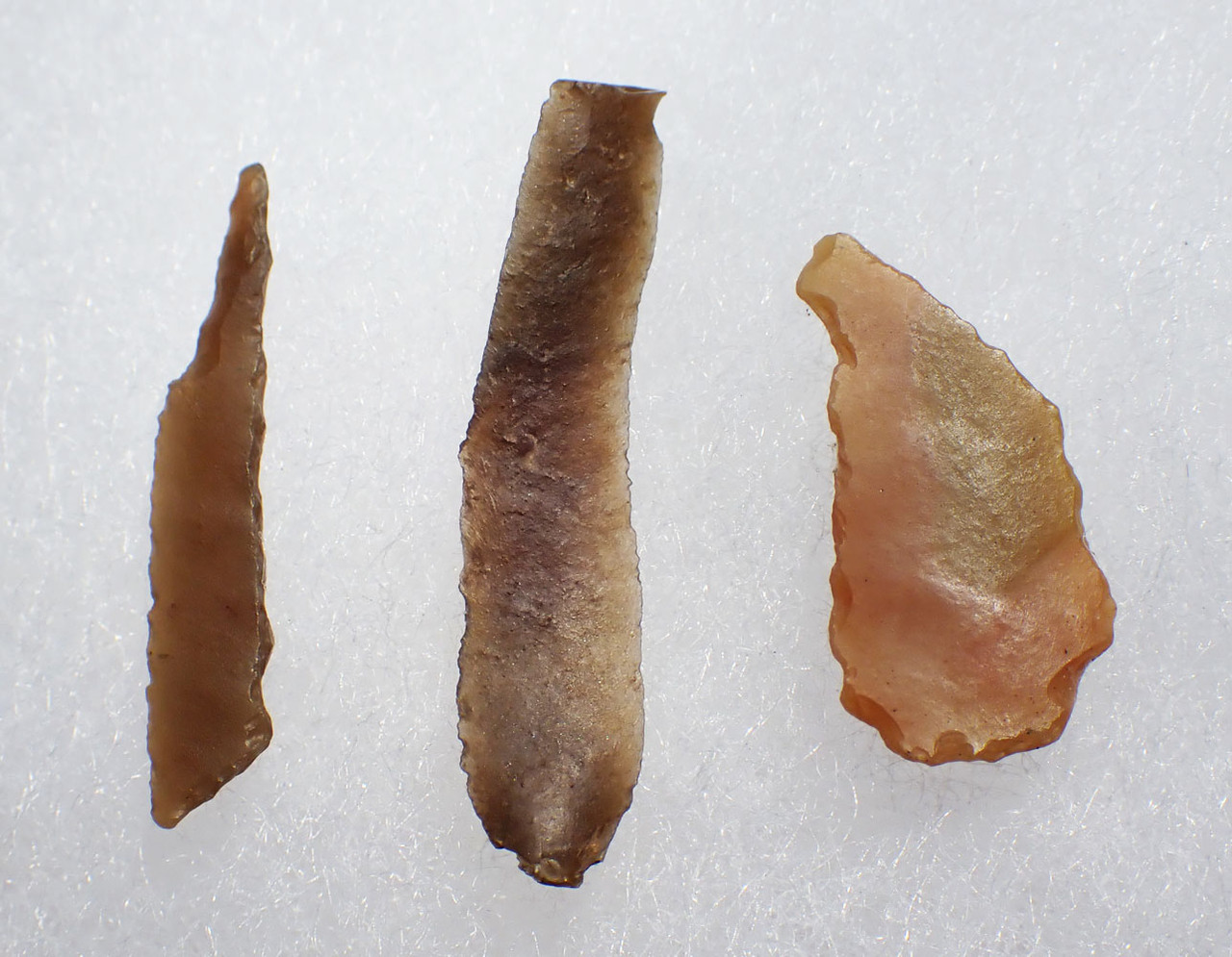 RARE CRO-MAGNON FLINT MICROLITH FLAKE TOOLS FROM FAMOUS