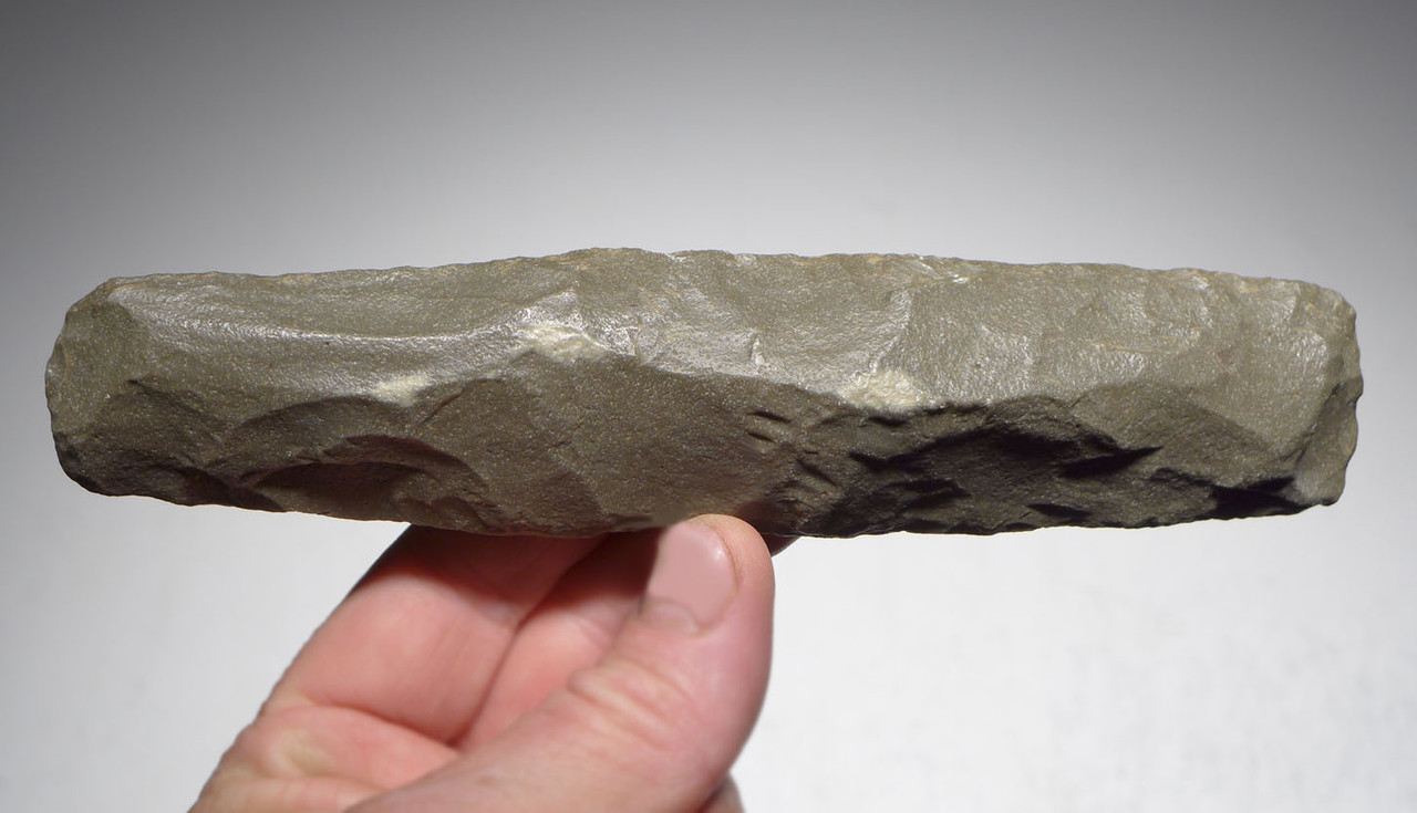 TENERIAN NEOLITHIC GREEN JASPER CELT ADZE AXE FROM THE AFRICAN