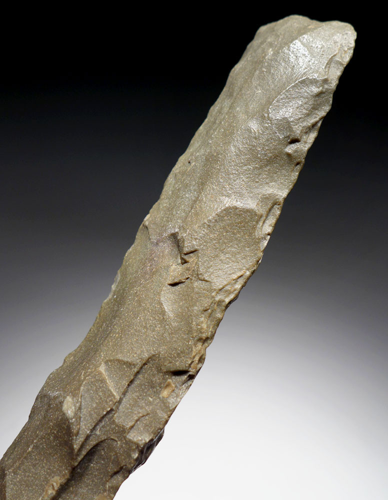 TENERIAN NEOLITHIC GREEN JASPER CELT ADZE AXE FROM THE AFRICAN