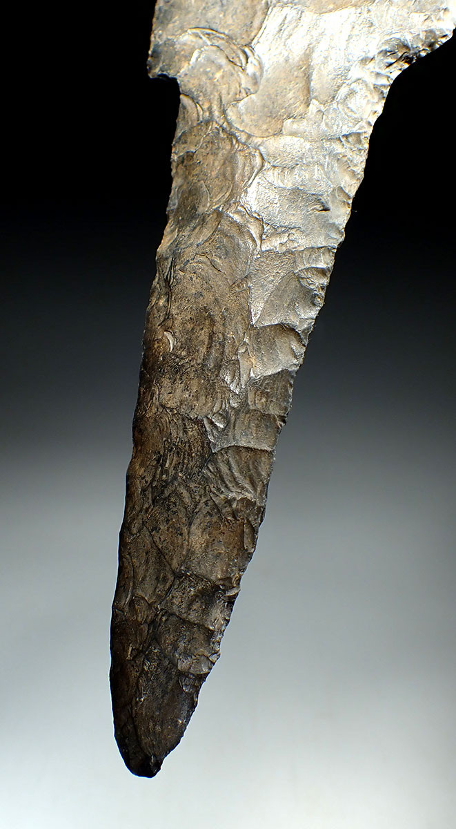 MUSEUM-CLASS LARGEST KNOWN BIFACIAL MAYAN PRE-COLUMBIAN STONE