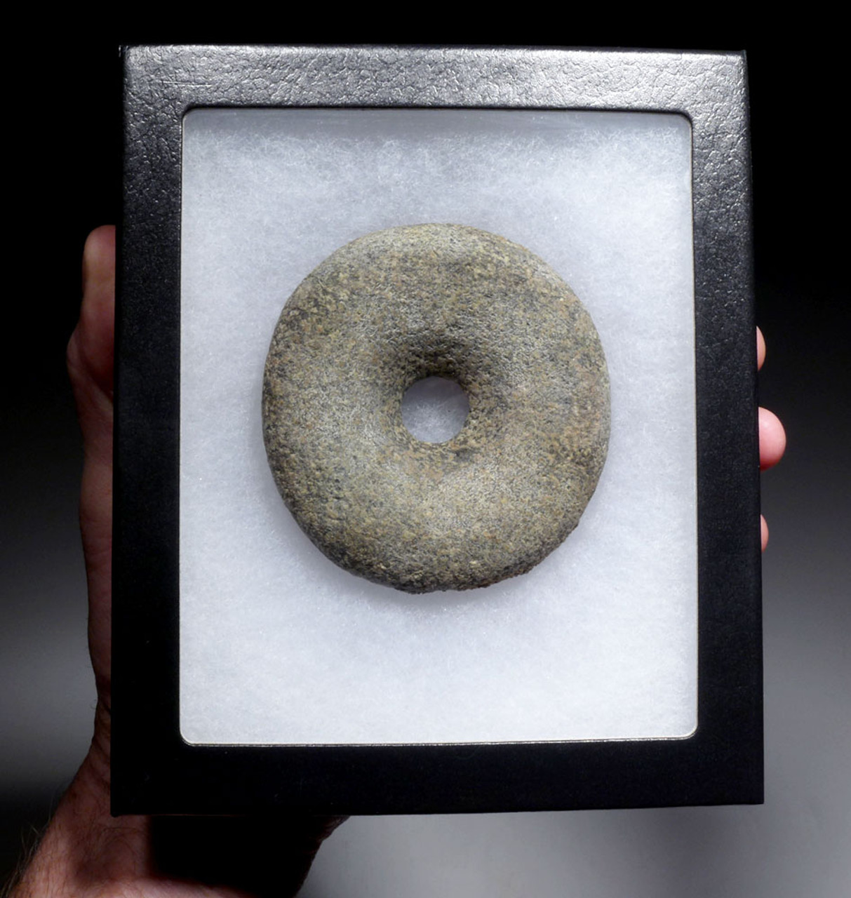 CRADLE OF CIVILIZATION CHALCOLITHIC STONE DISK WAR MACE FROM THE ANCIENT NEAR EAST FERTILE CRESCENT  *LUR328 CRADLE OF CIVILIZATION CHALCOLITHIC STONE DISK WAR MACE FROM THE ANCIENT NEAR EAST FERTILE CRESCENT  *LUR328