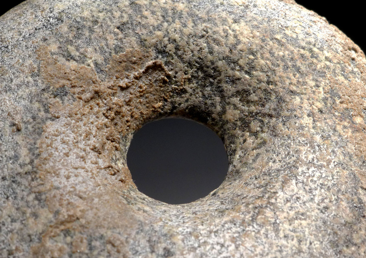 CRADLE OF CIVILIZATION CHALCOLITHIC STONE DISK WAR MACE FROM THE ANCIENT NEAR EAST FERTILE CRESCENT  *LUR328 CRADLE OF CIVILIZATION CHALCOLITHIC STONE DISK WAR MACE FROM THE ANCIENT NEAR EAST FERTILE CRESCENT  *LUR328