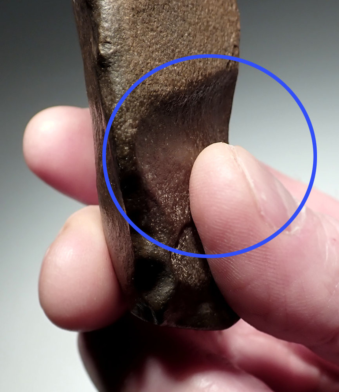 MAN'S FIRST KNIFE - STONE AGE ACHEULEAN BLADE KNIFE MADE BY HOMO ERGASTER (ERECTUS)  *ACH484