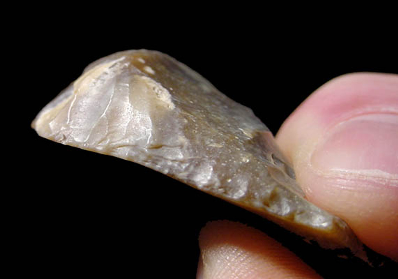 THREE FLINT STONE AFRICAN CAPSIAN NEOLITHIC SCRAPERS  *OC-025