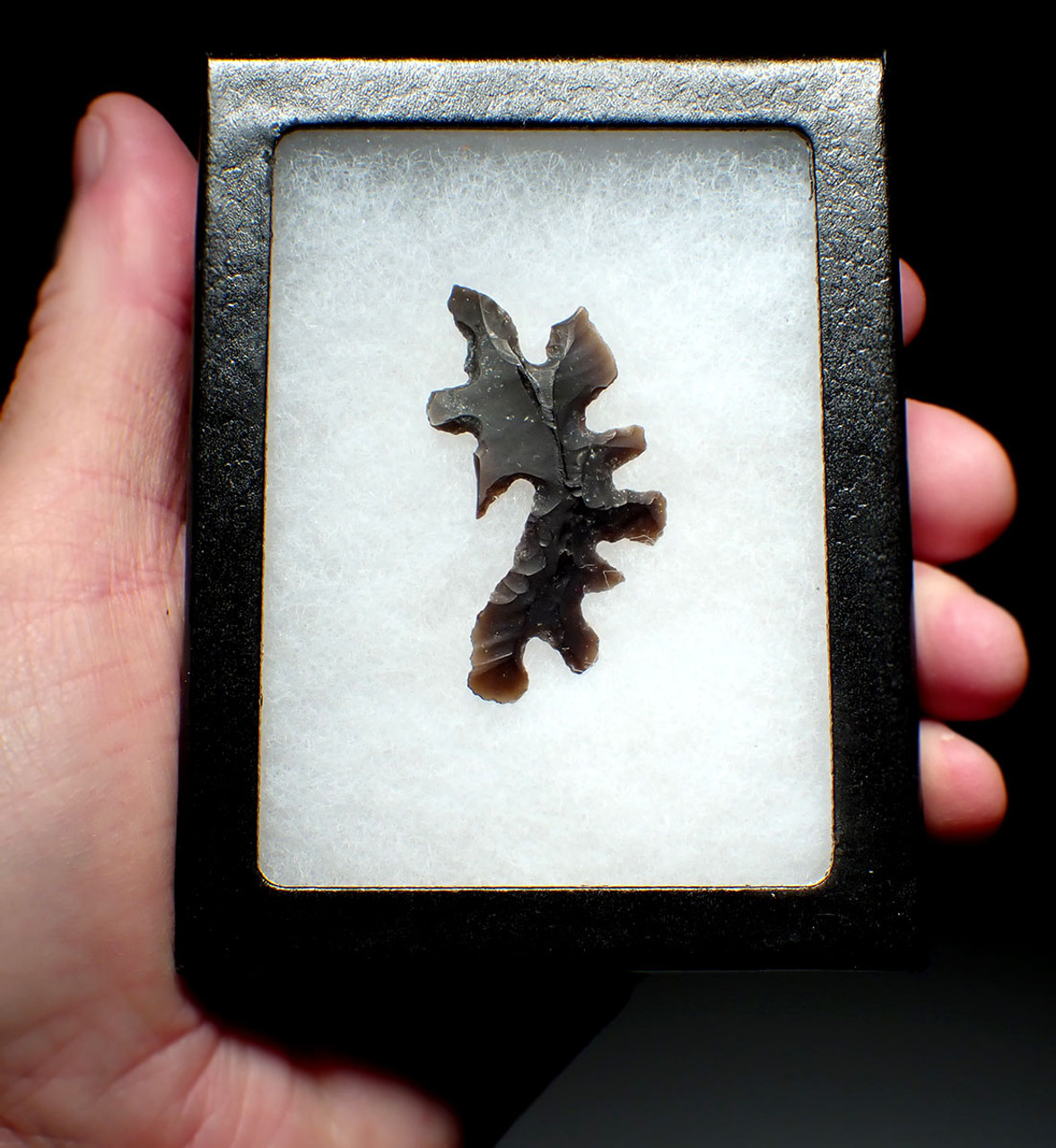 INTRICATE MAYAN OBSIDIAN FLAKED ABSTRACT ECCENTRIC EFFIGY  *PC602