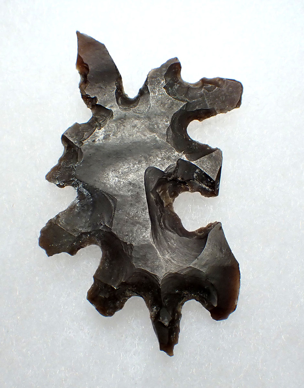 INTRICATE MAYAN OBSIDIAN FLAKED ABSTRACT ECCENTRIC EFFIGY  *PC603