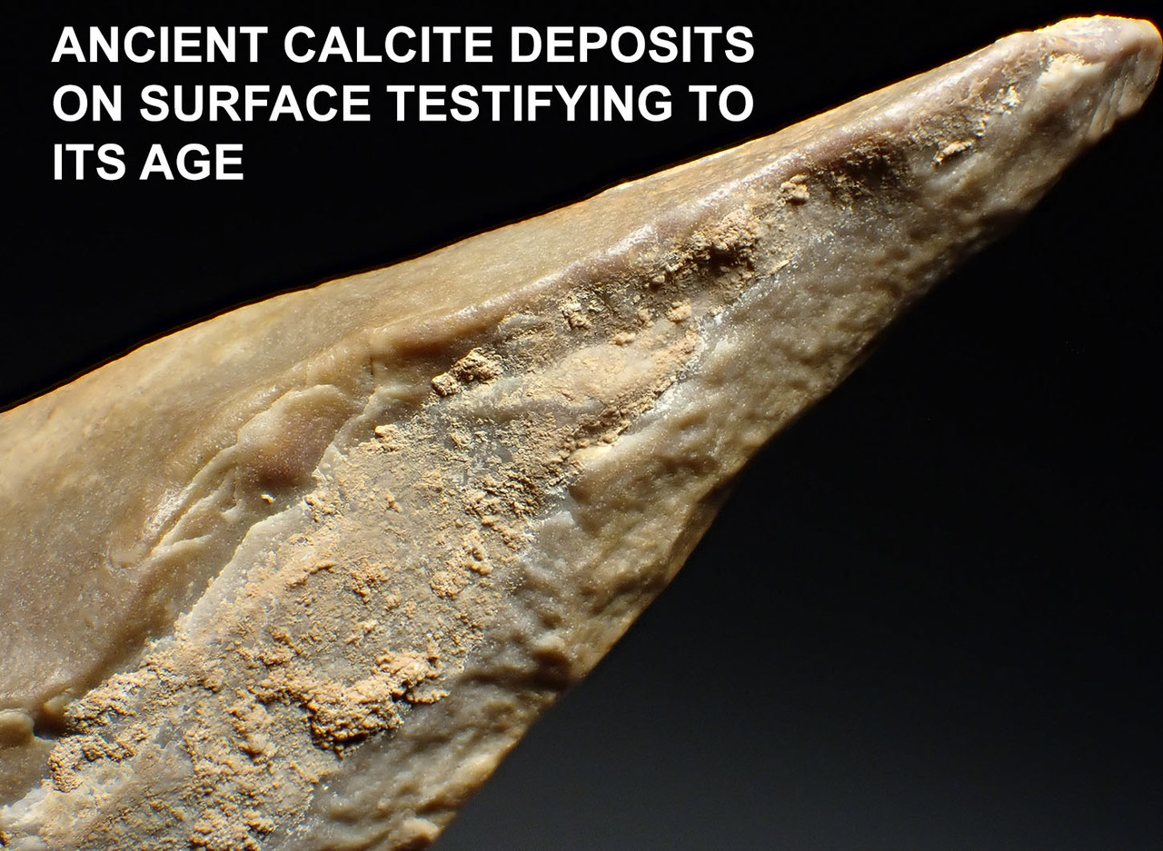 FINEST HOMO ERECTUS ACHEULEAN QUADRAHEDRAL PICK HAND AXE FROM STONE AGE AFRICA  *ACH486