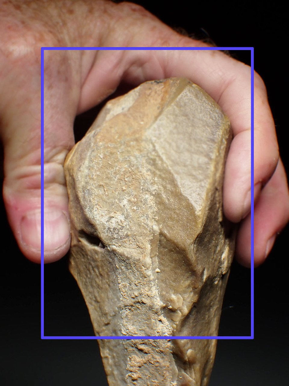 FINEST HOMO ERECTUS ACHEULEAN QUADRAHEDRAL PICK HAND AXE FROM STONE AGE AFRICA  *ACH486