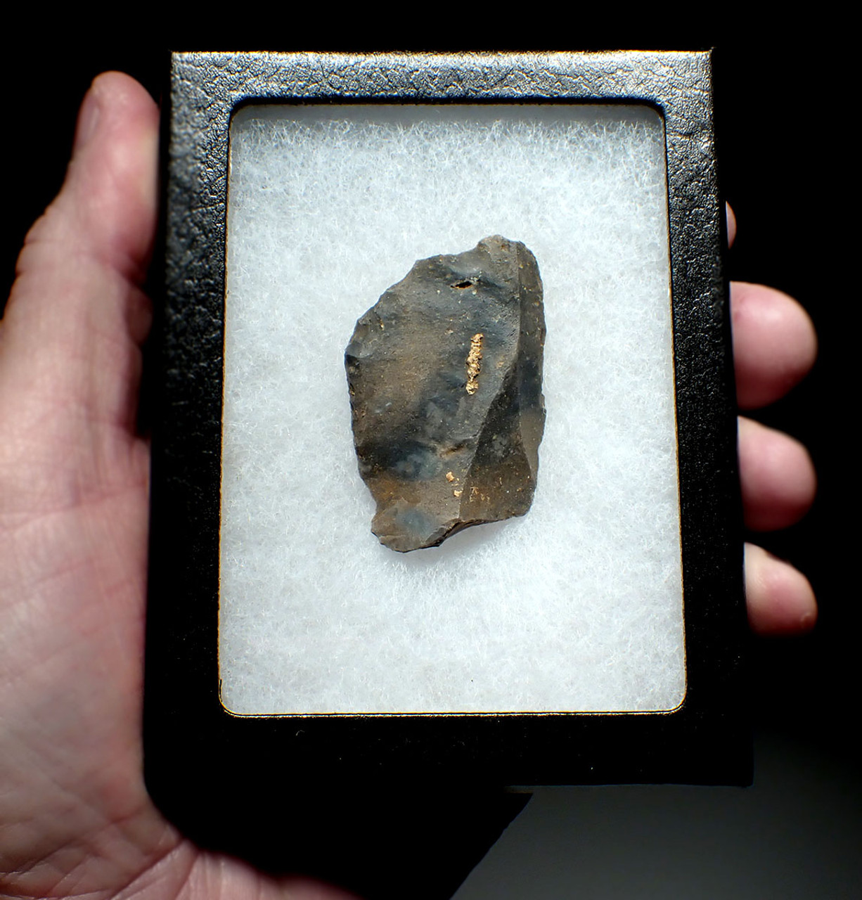 NEANDERTHAL MOUSTERIAN FLINT SIDE SCRAPER FLAKE TOOL FROM DORDOGNE FRANCE  *M531