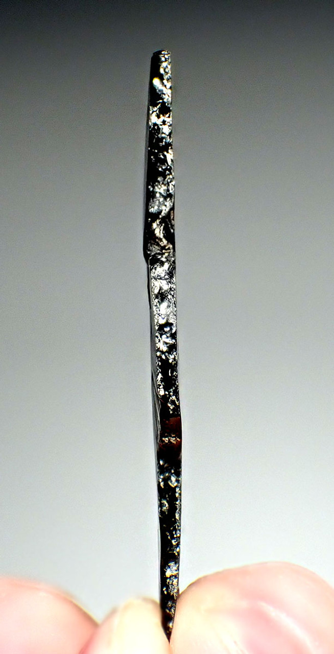 UNUSUAL AZTEC OBSIDIAN ABSTRACT ECCENTRIC APPLIQUE PENDANT  *PC621 UNUSUAL AZTEC OBSIDIAN ABSTRACT ECCENTRIC APPLIQUE PENDANT  *PC621