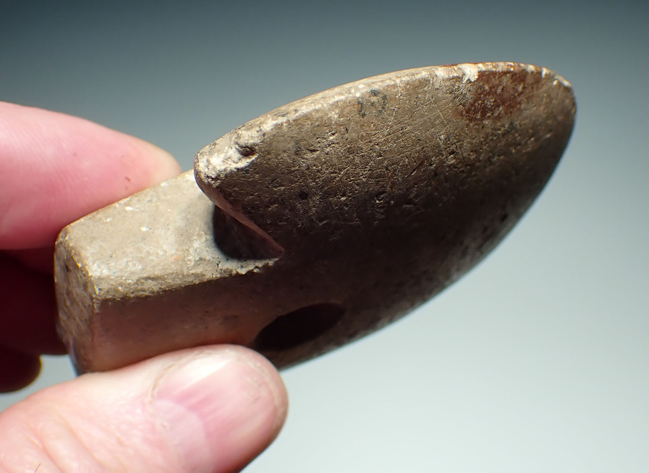 RARE INCA PRE-COLUMBIAN "MUSHROOM" STONE WAR AXE  *PC628