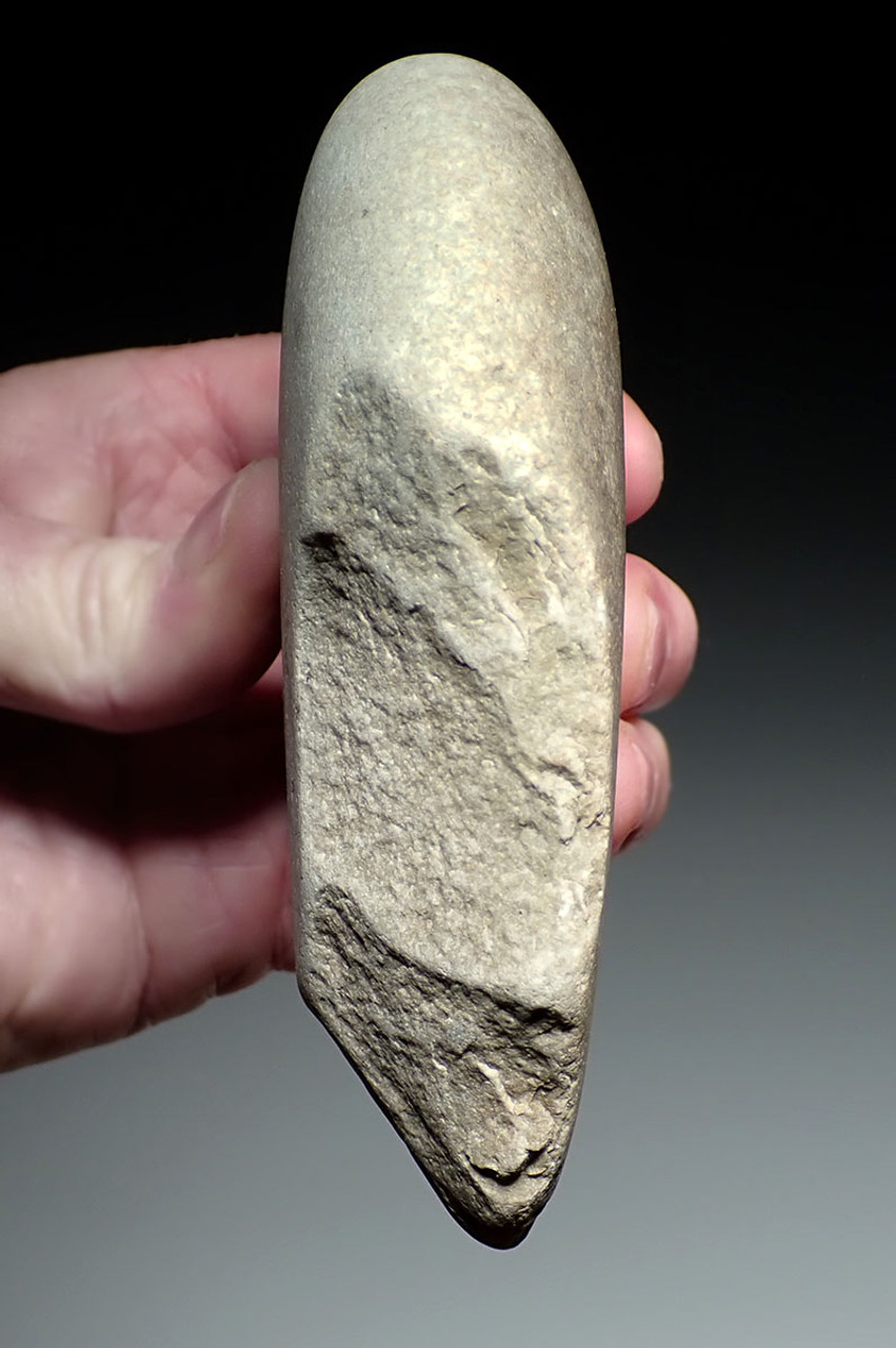 EXCEPTIONAL TRANSITIONAL PROTO-HAND AXE MODE 1 OLDOWAN PEBBLE CHOPPER FROM PALEOLITHIC IBERIA - FIRST HUMANS IN EUROPE  *PB216