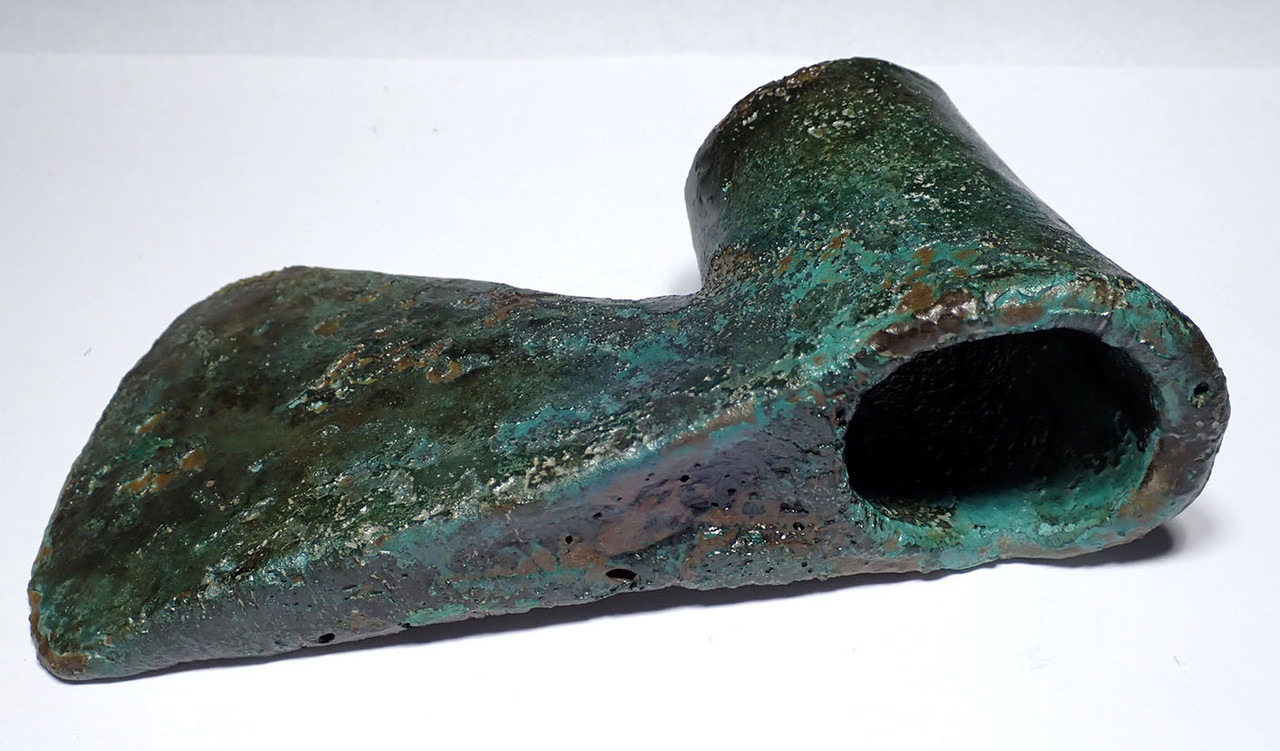LARGE FUNCTIONAL LURISTAN BRONZE HEAVY WAR AXE FROM THE ANCIENT NEAR EAST  *LUR405