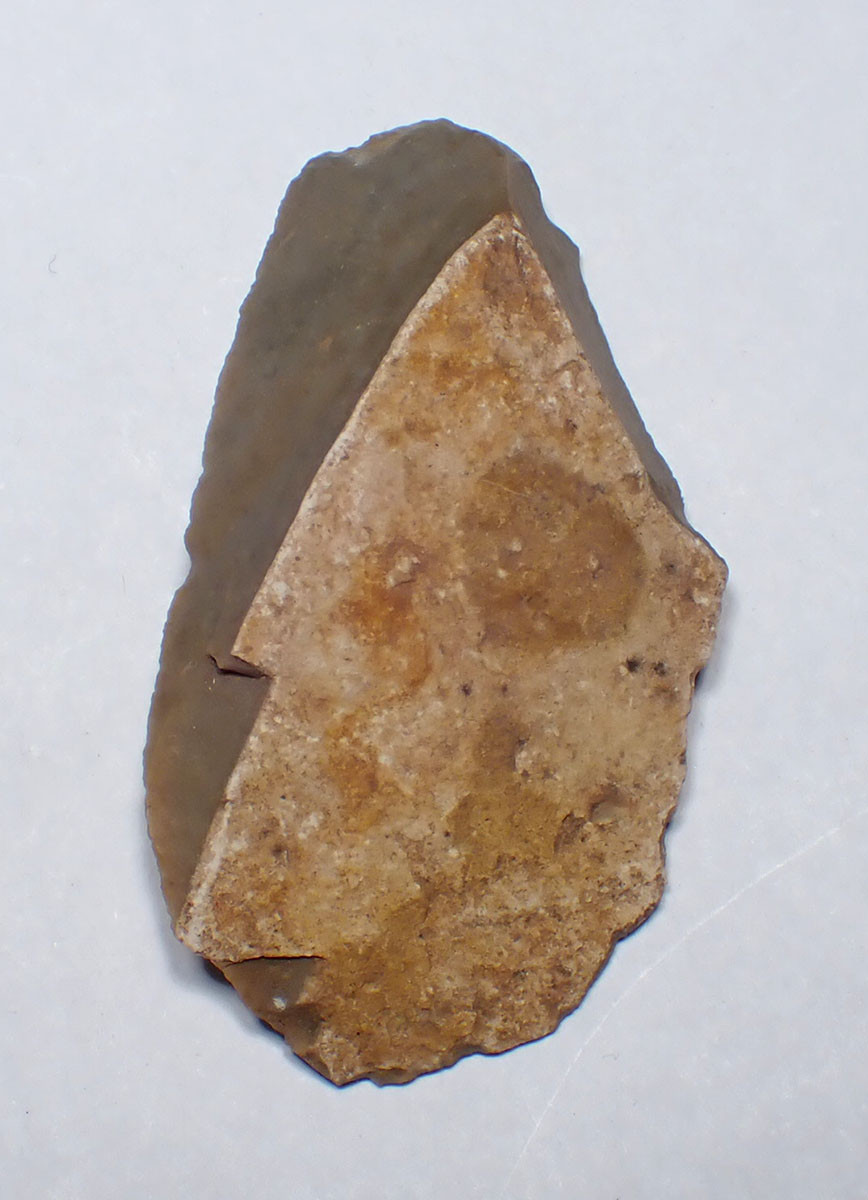 RARE CRO-MAGNON UPPER PALEOLITHIC MAGDALENIAN FLINT BLADE KNIFE TOOL FROM FAMOUS PLACARD CAVE ART SITE IN FRANCE  *UP078
