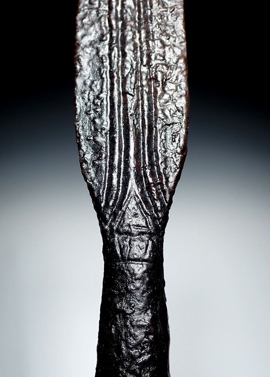 RARE ANCIENT ACHAEMENID IRON CAVALRY PRESTIGE SPEARHEAD FROM A NOBLE CATAPHRACT KNIGHT HORSEMAN  *LUR409