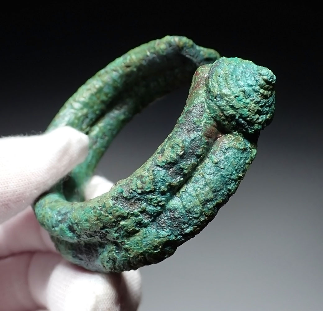 ANCIENT DONG SON BRONZE ORIGINAL 12 BANGLE BRACELET OFFERING SET FROM SOUTHEAST ASIA  *SEA20