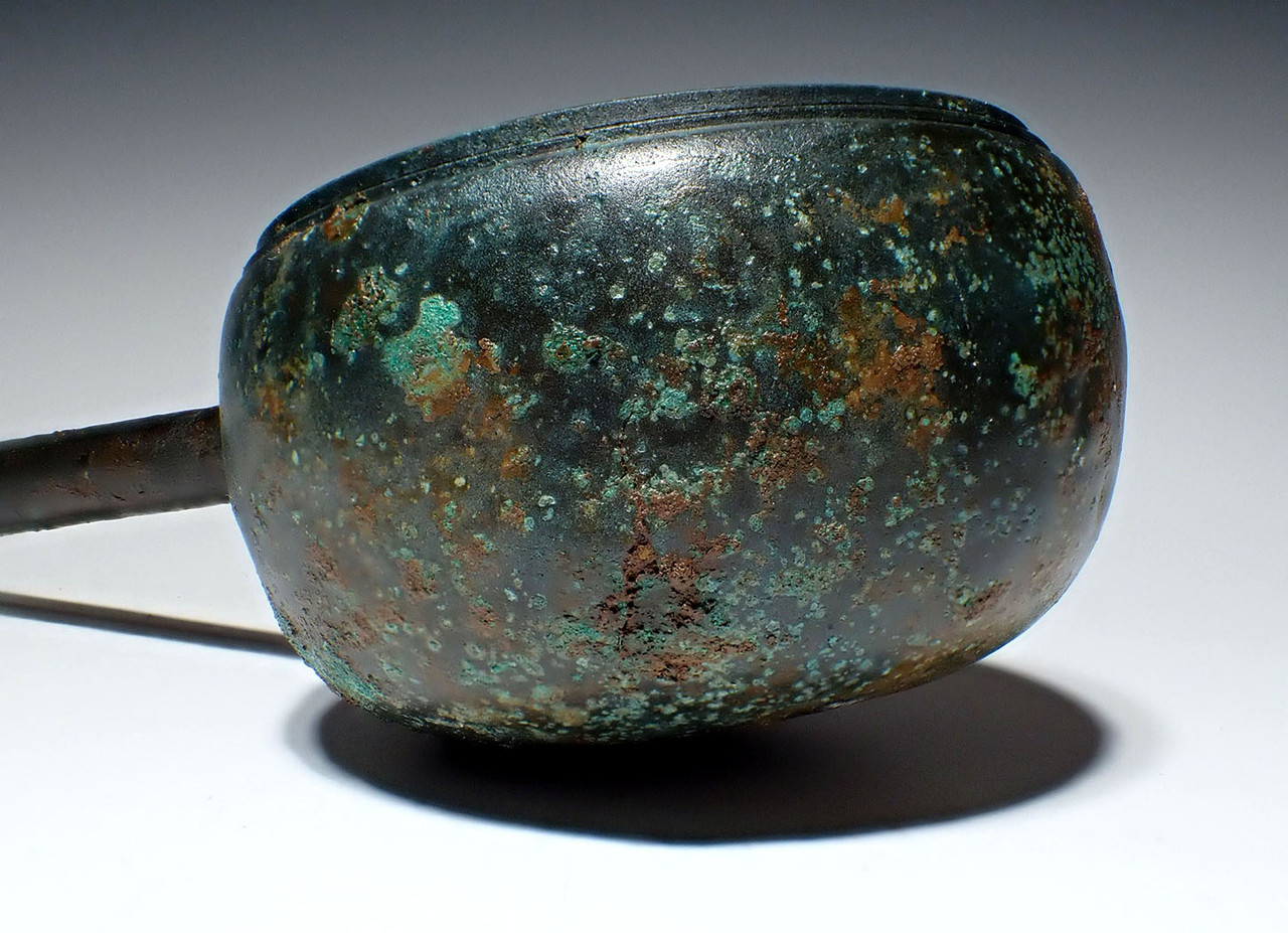 KHMER EMPIRE ANGKOR BRONZE CEREMONIAL BLESSING CUP LADLE FROM SOUTHEAST ASIA  *SEA15