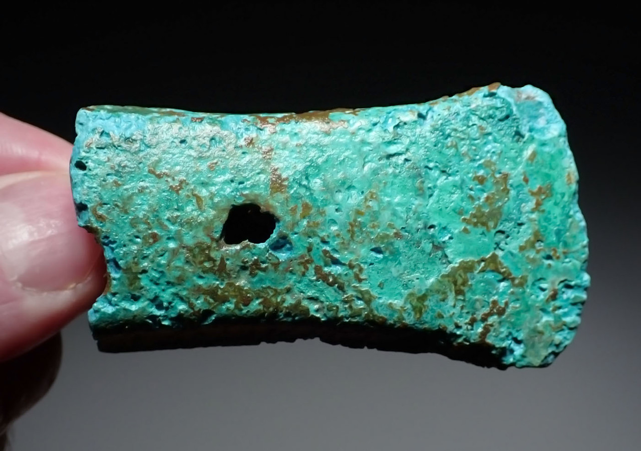 ANCIENT LAC VIET BRONZE WAR AXE FROM THE SOUTHEAST ASIA DONG SON CULTURE  *SEA27